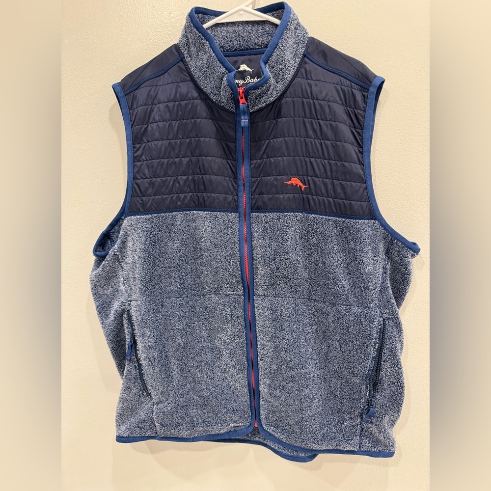 Tommy Bahama Fleece Vest EUC